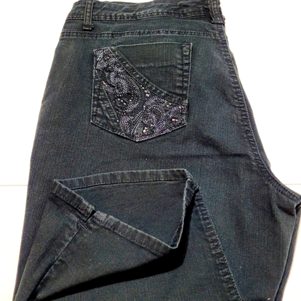 Gloria Vanderbilt Gabby Skimmer Crop Jeans (14)